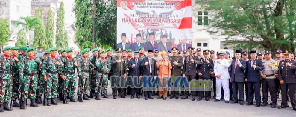 Wakil Ketua DPRD Rohil Hadiri Upacara Hari Kesaktian Pancasila