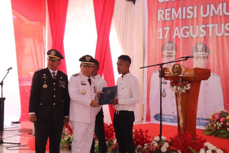 701 Warga Binaan Lapas Pasir Pengarahan Dapat Remisi Di Hari Kemerdekaan Ke-79 RI