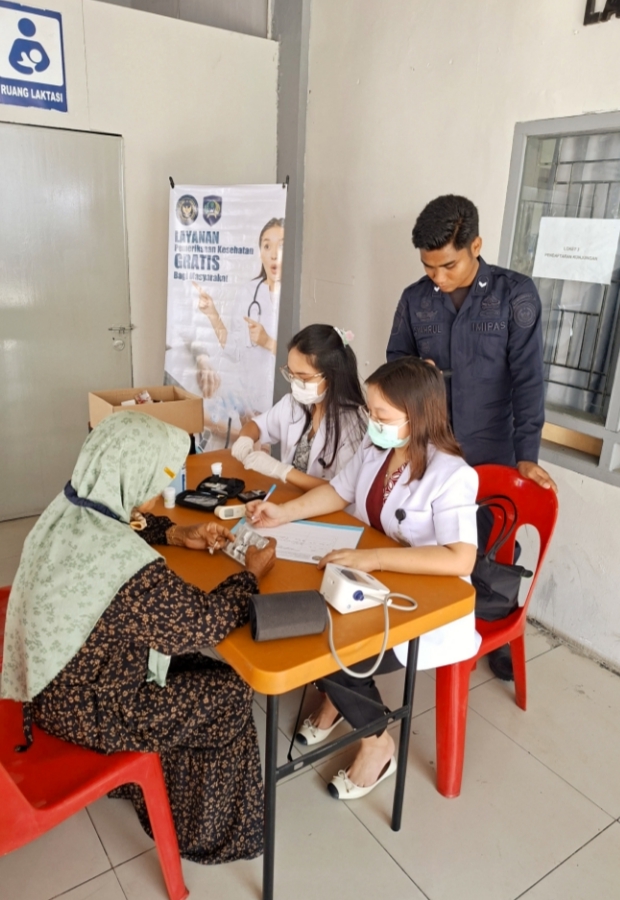 Peringati HBP ke-62, Lapas Bagansiapiapi Gelar Pemeriksaan Kesehatan Gratis untuk Warga