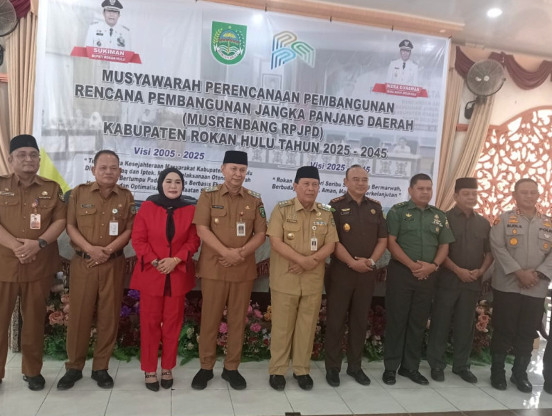 Pemkab Rohul Gelar Musrenbang RPJPD 2025-2045, Tetapkan Visi Pembangunan Berkelanjutan