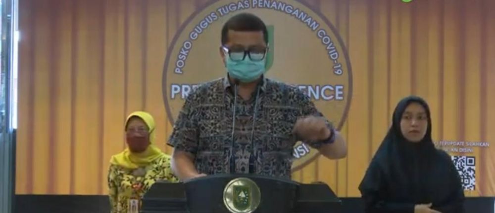 Tambah 1 Positif Covid 19 dan 1 Pasien Sembuh di Riau