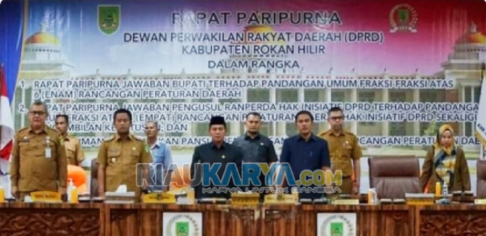 DPRD Rohil Bentuk Empat Pansus Ranperda Hak Inisiatif