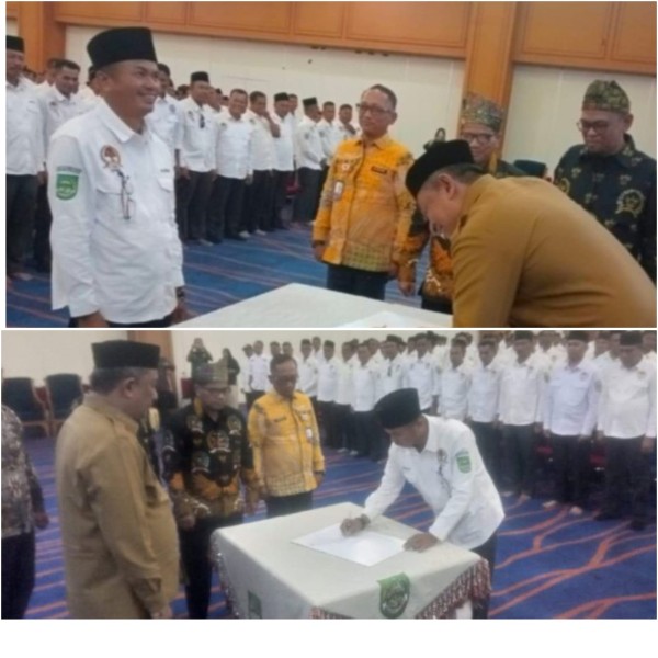 Pengurus PABPDSI Rohul 2024-2030, Resmi Dilsntik, Bupati Harap Peran BPD Lebih Maksimal