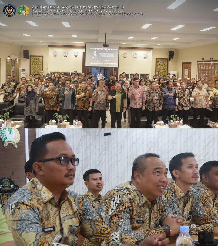 Kalapas Pasir Pangaraian Dukung Sinergi Kemenko Kumham Imipas