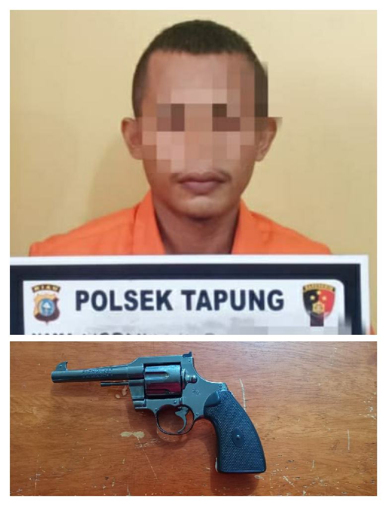 Ancam Orang Pakai Senjata Api Mainan, Pemuda Sibuak Ini Ditangkap