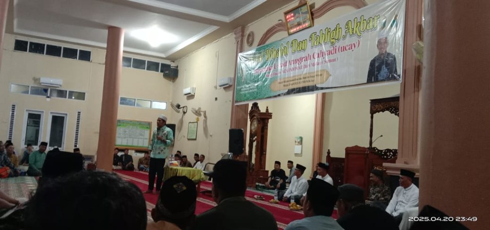 Tabligh Akbar dan Halalbihalal Masjid Miftahul Jannah Sukamaju: Membangun Ukhuwah dan Memperkuat Iman