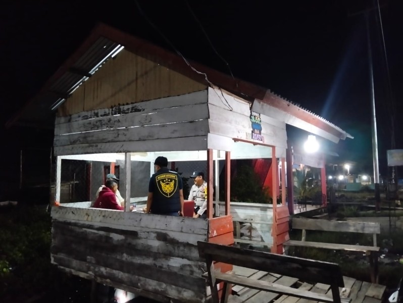 Polsek Kateman Rutin Cek dan Kontrol Pos Kamling, Berharap semua berperan menjaga Keamanan