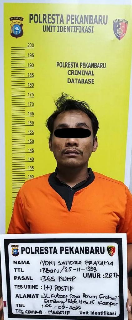 Tim Batman Jembalang Polresta Pekanbaru Ringkus Pelaku Jambret