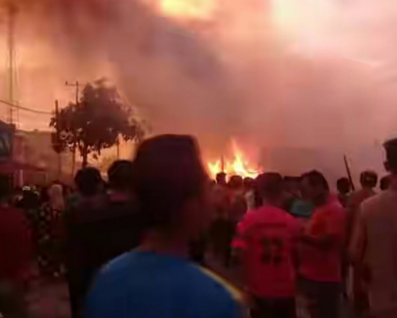 Inilah Daftar Pemilik Ruko dan Kios Yang Terbakar di Simpang IV Belilas Inhu