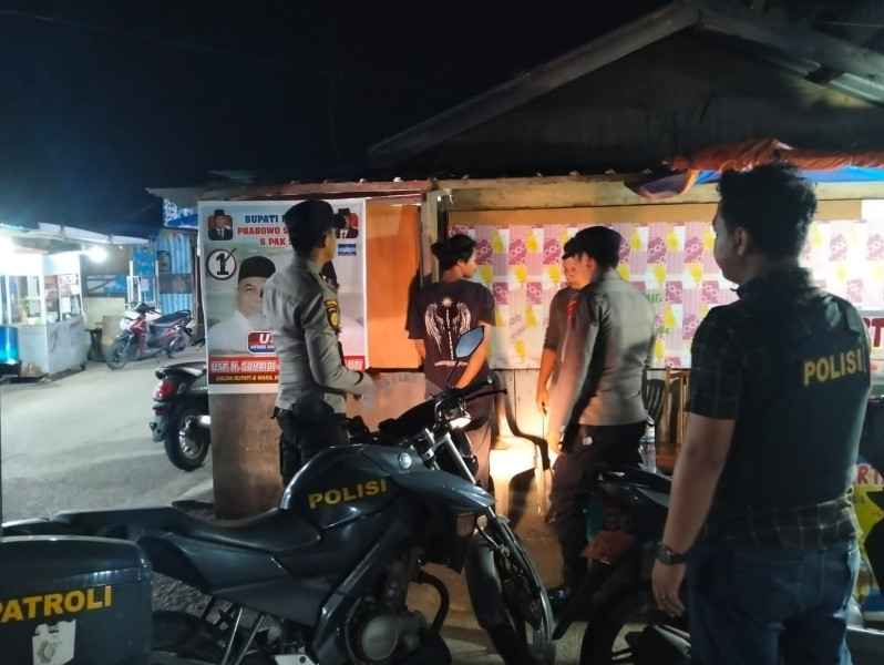 Polsek Kateman Tingkatkan Patroli untuk Ciptakan Suasana Aman Pasca Pilkada 2024