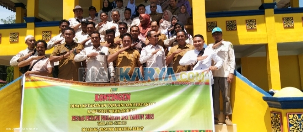 DKPP Rohil Lakukan Persiapan Keberangkatan ke Penas Petani Nelayan 2023 di Sumbar