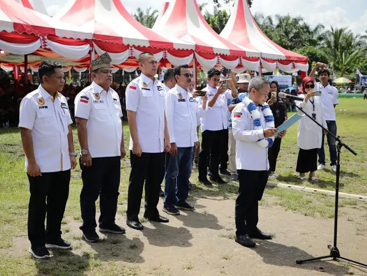 Pelantikan Akbar APDESI Riau Di Desa Sontang, Energi Baru Untuk Kepemimpinan Desa