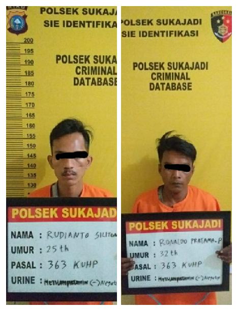 Polisi Tangkap Dua Pelaku Pencurian Handphone Saat Beraksi