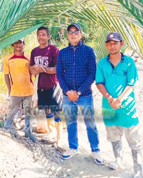 Sigap Tangani Jalan Rusak, Warga Palika Apresiasi Bupati Rohil H. Bistamam & Kadis PUPR