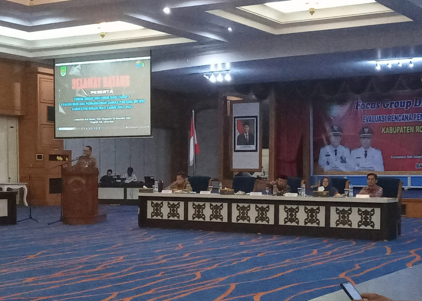 Bappeda Kabupaten Rohul Menggelar FGD Tahap Pertama RPJPD 2005-2025