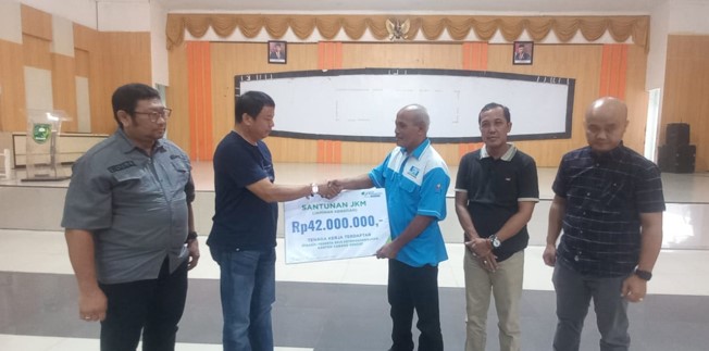 BPJS Ketenagakerjaan Rengat Peringati Hari Buruh Bersama Serikat Pekerja se Inhu