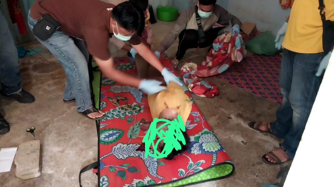 Heboh, Seorang Pria Ditemukan Gantung Diri di Rumah Kontrakan di Desa Kota Lama, Inhu