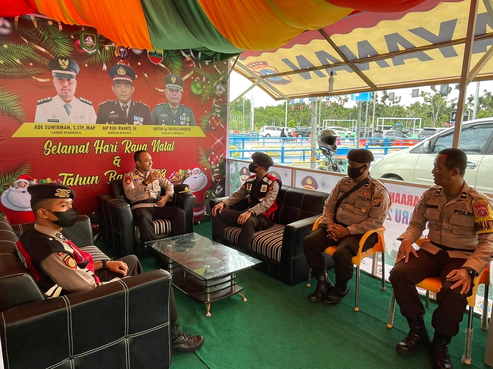 Pengamanan Natal dan Tahun Baru, Sat Samapta Polres Bengkalis Gelar Patroli