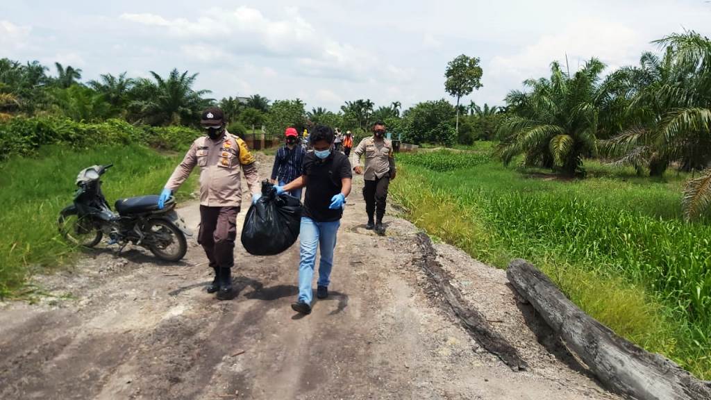 Potongan Tubuh Bagian Kepala Pemancing di Desa Penyaguan, Inhu Ditemukan