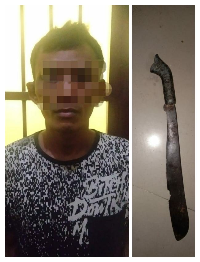 Seorang Pemuda Tersangka Kasus Pencurian Diamankan Polsek Tambang