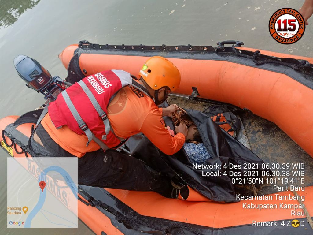2 Dari 3 Korban Hanyut di Sungai Kampar Telah Ditemukan Tim Gabungan