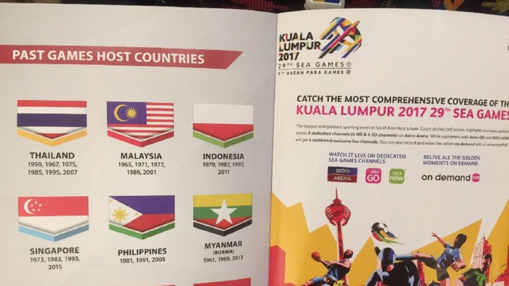 KOI Sesalkan Kejadian Bendera Indonesia Terbalik di Buku Panduan SEA Games 2017