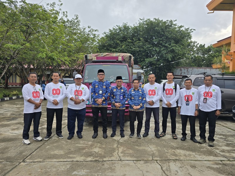 Disdikpora Rohul Peduli Bencana, Bantuan Dikirim ke Sumut, Sumbar, dan Aceh