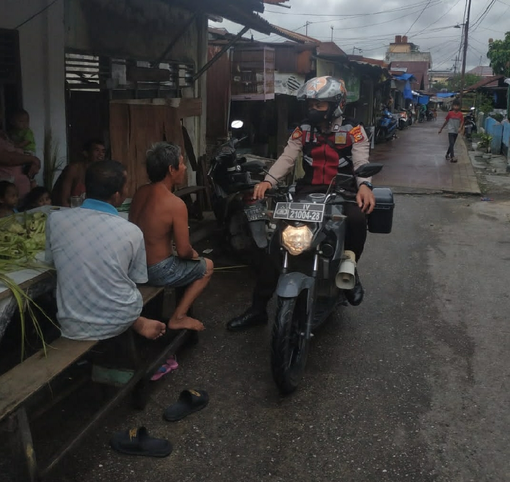 Polsek Pekanbaru Kota Intensifkan Patroli Roda Dua di Pemukiman Padat Penduduk