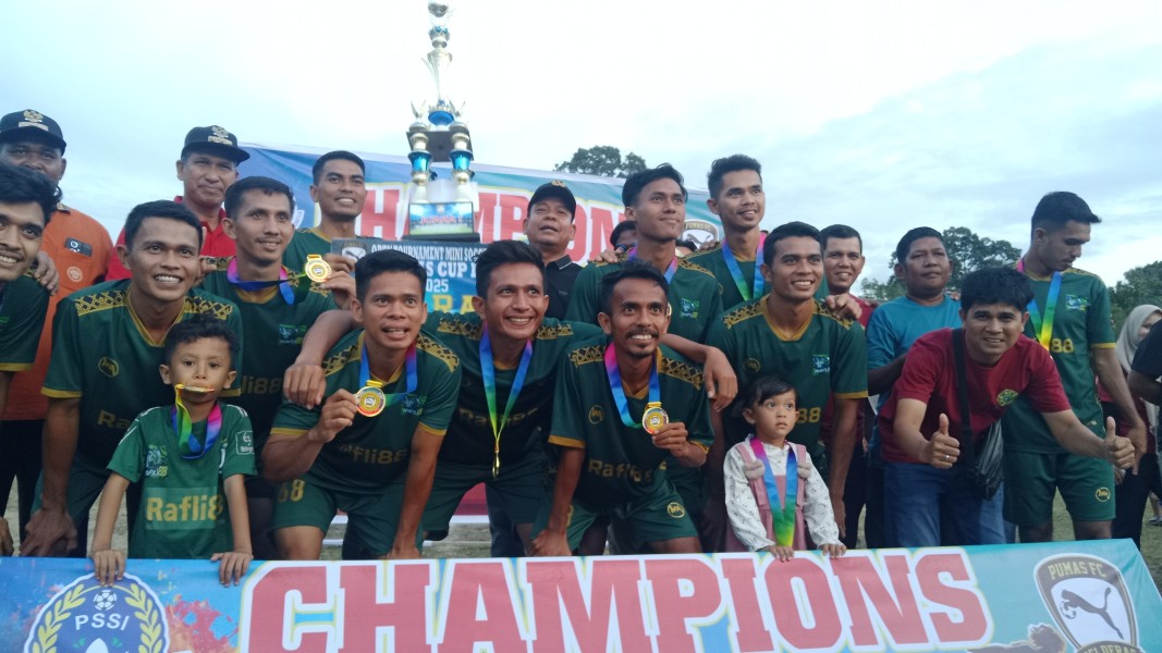 Pumas Cup II 2025 Resmi Ditutup, RAFLI FC Rebut Trofi Juara