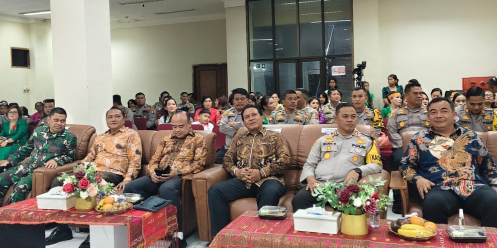 Perayaan Natal Oikumene Polres Rohul Berjalan Khidmat & Penuh Suka Cita