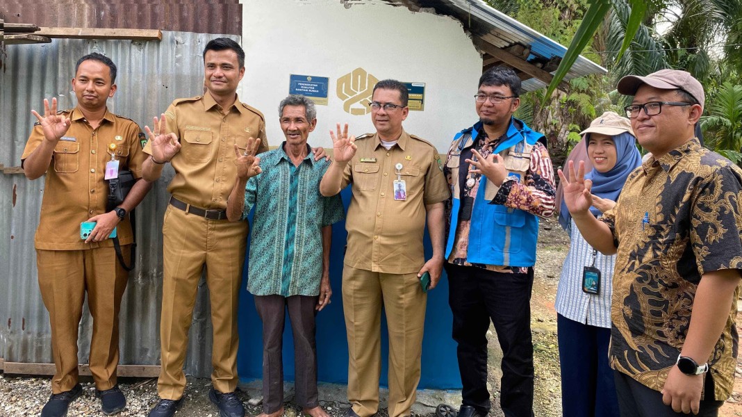 Pemkab Rohul Tangani Kawasan Kumuh Danau Dipo Boncah Balong, Progres Capai 65 Persen