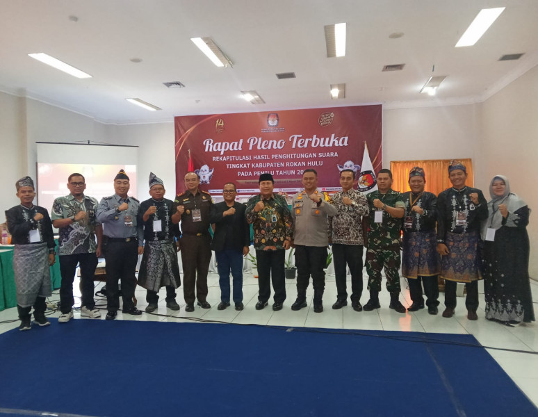 Hari Ini KPU Rohul Gelar Rekapitulasi  Hasil Pemilu 2024