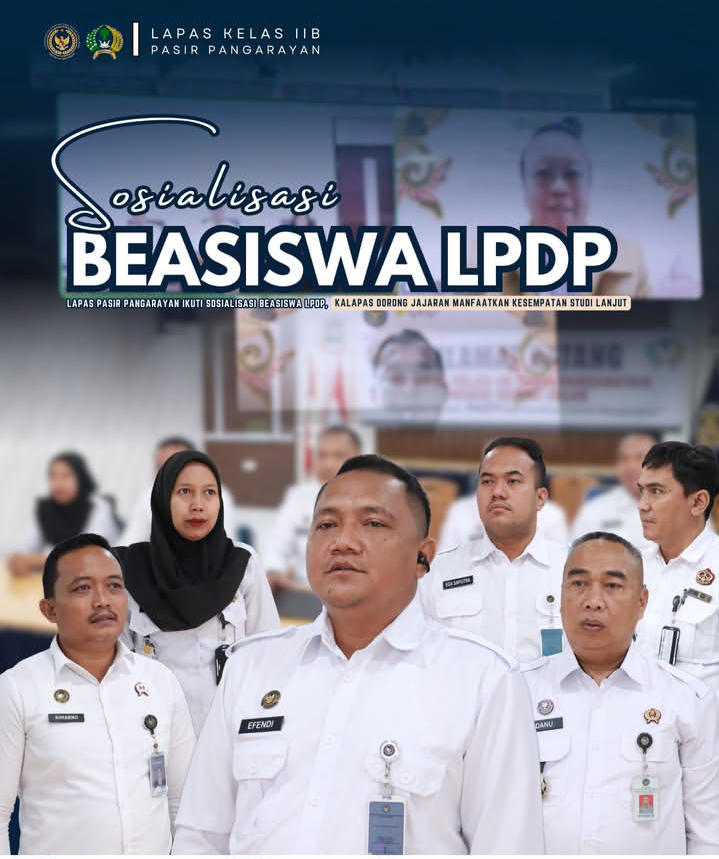 Lapas Pasir Pangaraian Ikuti Sosialisasi LPDP dari Kementerian Imigrasi dan Pemasyarakatan