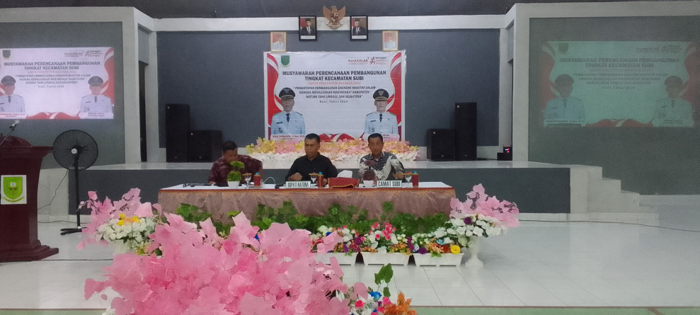 Bupati Natuna Tampung 18 Usulan dari Camat Subi