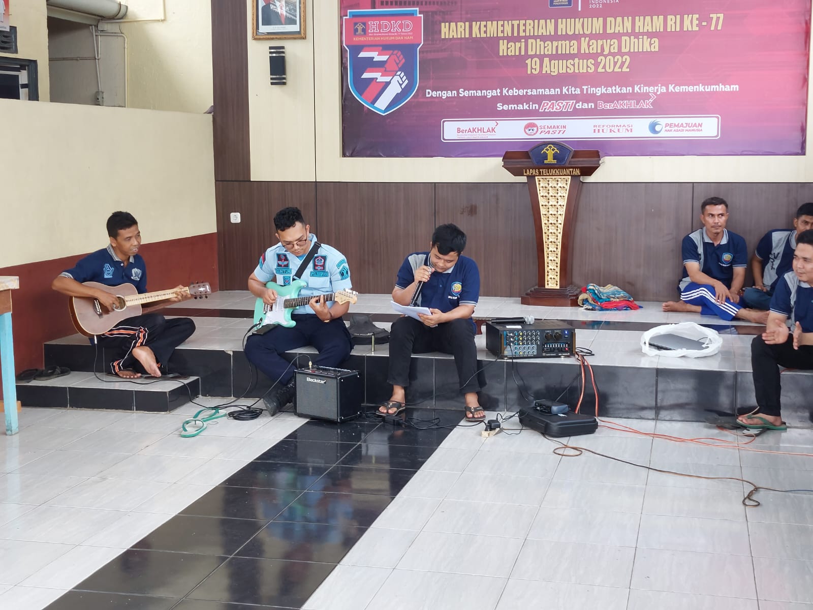 Akrab dan Mengayomi Begini Keseharian Petugas Lapas Teluk Kuantan dan Warga Binaan