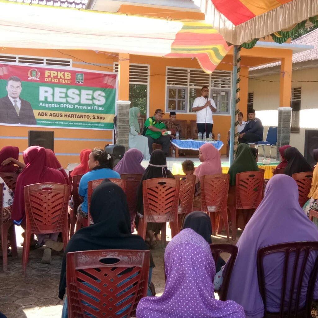 Isi Masa Reses, Anggota DPRD Provinsi Riau Ade Agus Hartanto Jemput Aspirasi