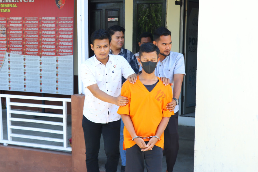 Sat Reskrim Polres Aceh Utara Tangkap Pelaku Rudapaksa Siswi SMA