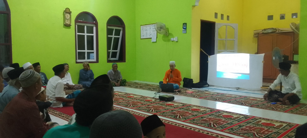 Tingkatkan Iman dan Takwa Ustadz Anizar  Sampaikan Sejarah Isra' Mi'raj