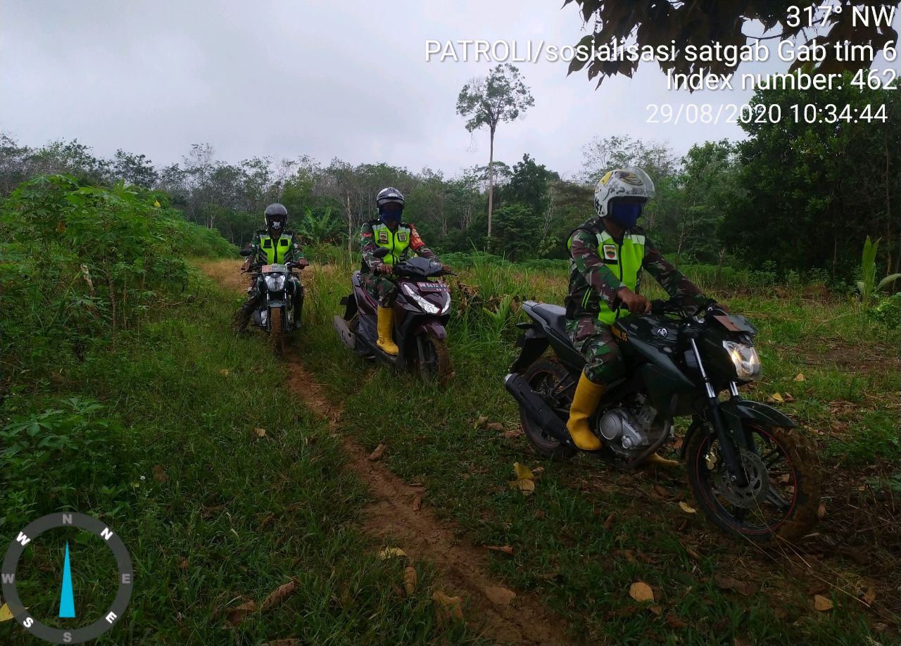 Lagi- lagi Tim 06 Lakukan Patroli dan Sosialisasikan Cegah Karhutla