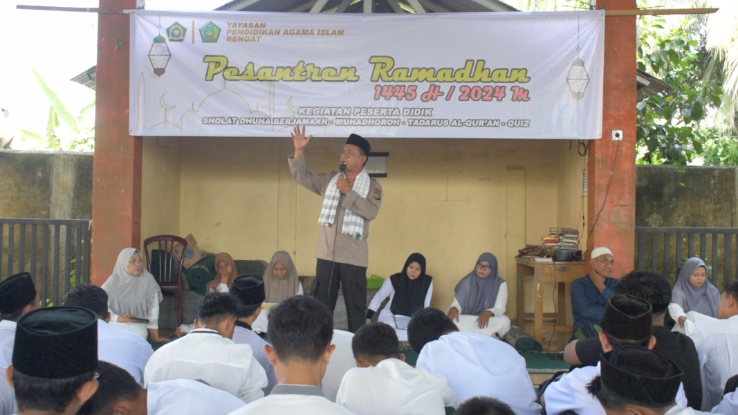 Tausiyah Ramadhan, Polres Inhu Sampaikan Pesan Kamtibmas dan Antisipasi C3 di YPAIR