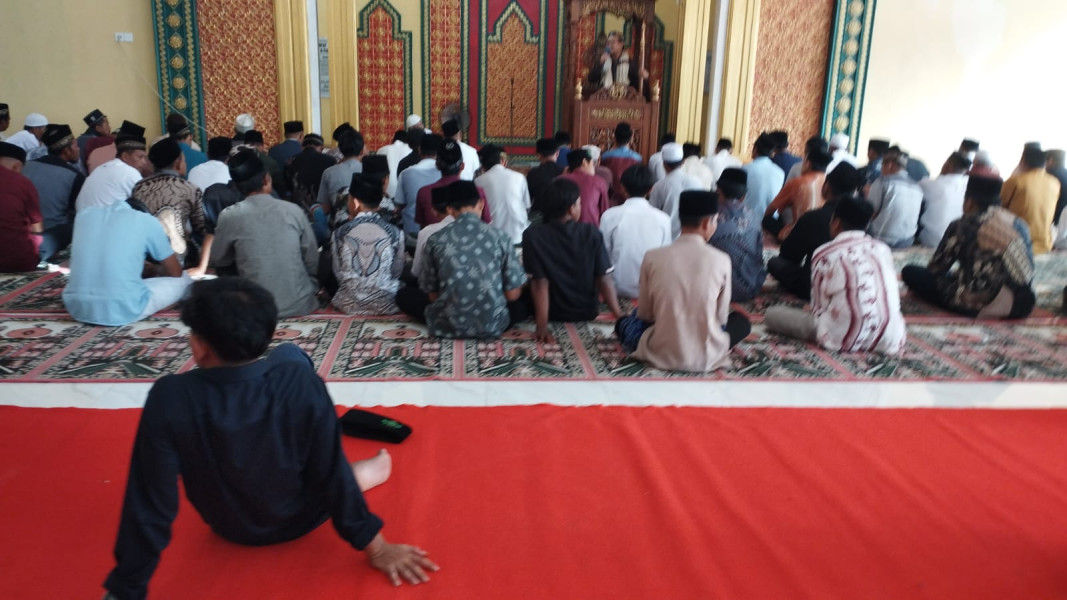 Pelaksanaan Shalat Idul Adha di Masjid Attaqwa Danau Tiga Terpantau Sepi