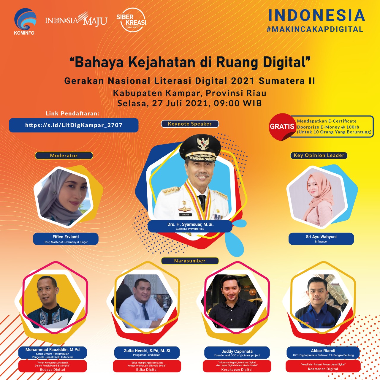 Literasi Digital di Kampar: Bahaya Kejahatan di Ruang Digital