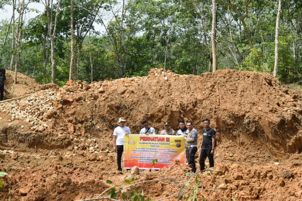 Mendapat Pemberitaan Media Kapolres Perintahkan Kapolsek Dan Kasat Reskrim Turun Ke TKP PETI