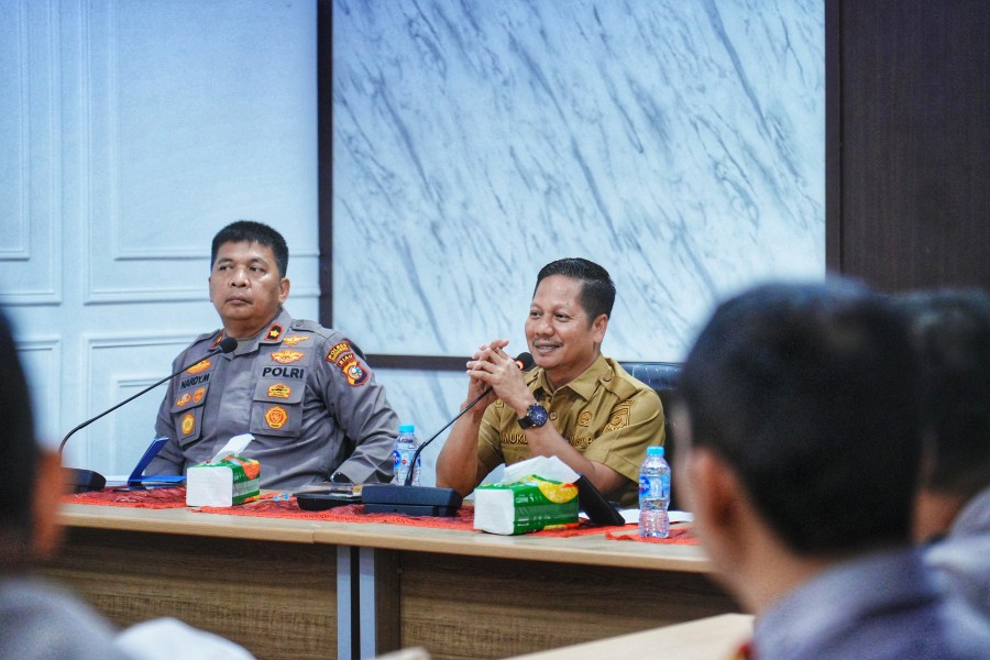 Rapat Mediasi Sengketa HGU Antara PT CSR dan PT Wanasari Nusantara Dipimpin Wabup Kuansing