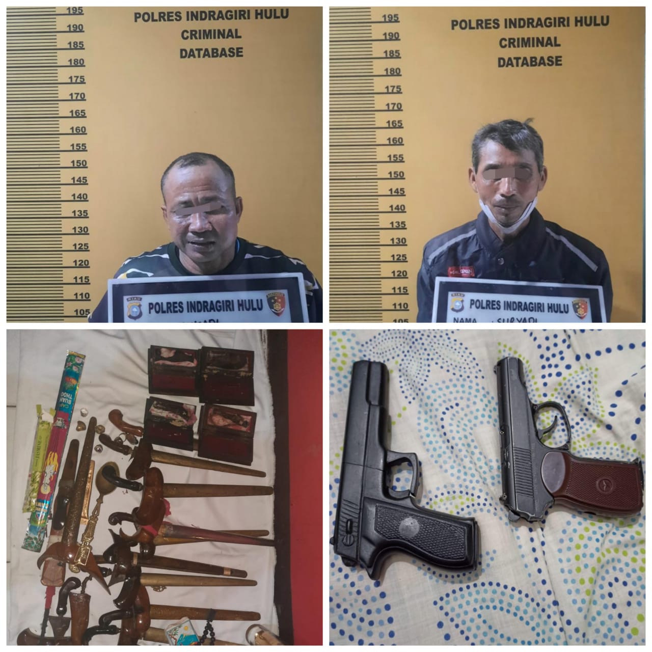 Tipu IRT Ratusan Juta, Dukun dan Perantara Pengganda Uang Diringkus Polres Inhu