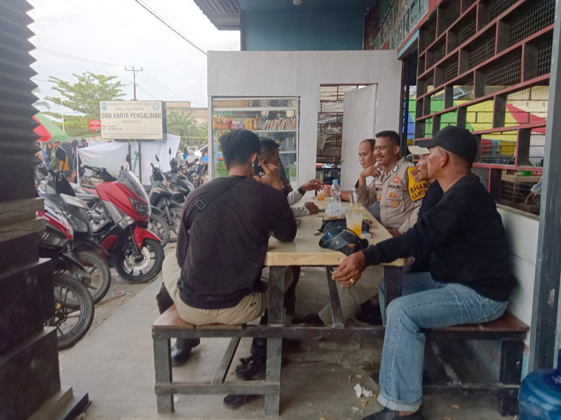 Sambangi Desa Binaan Ini Pesan Bhabinkamtibmas Desa Sencalang