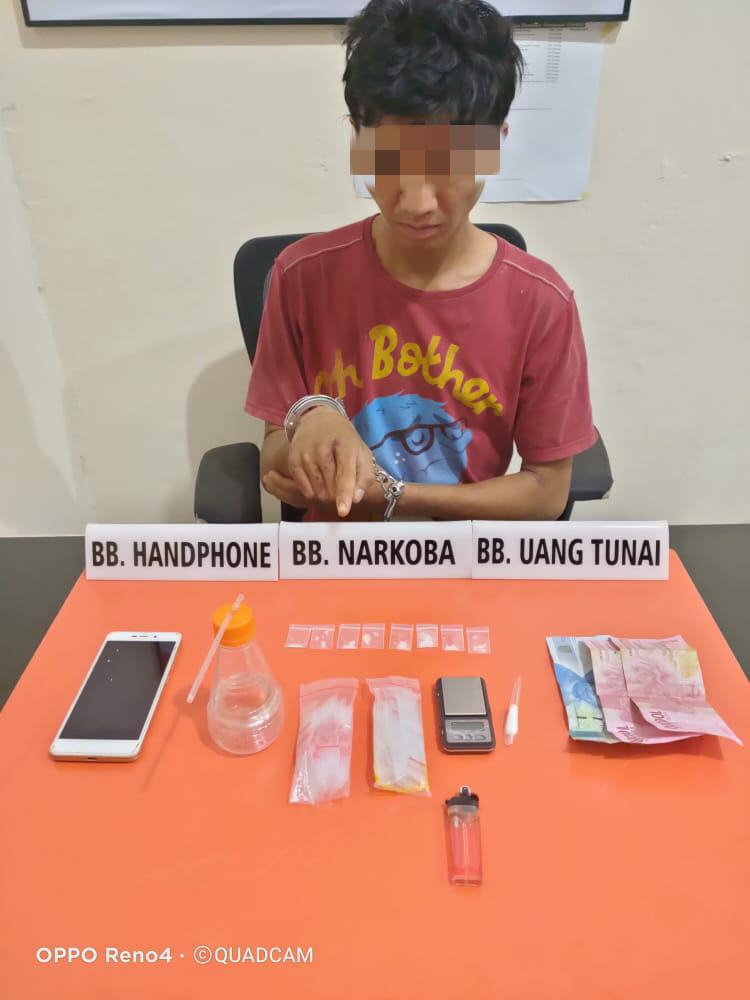 Ingin Transaksi, Warga Pekanbaru Diciduk Satresnarkoba Polres Kampar