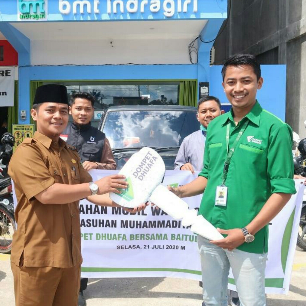 Panti Asuhan Muhammadiyah Air Molek dapat Bantuan 1 Unit Mobil Operasional