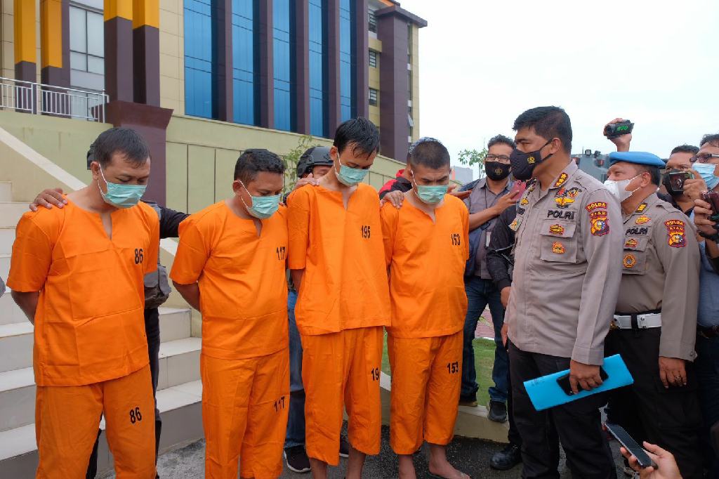 Tim Gabungan Polda Riau dan Polres Rohul Bekuk Kawanan Perampok Uang pada Mesin ATM