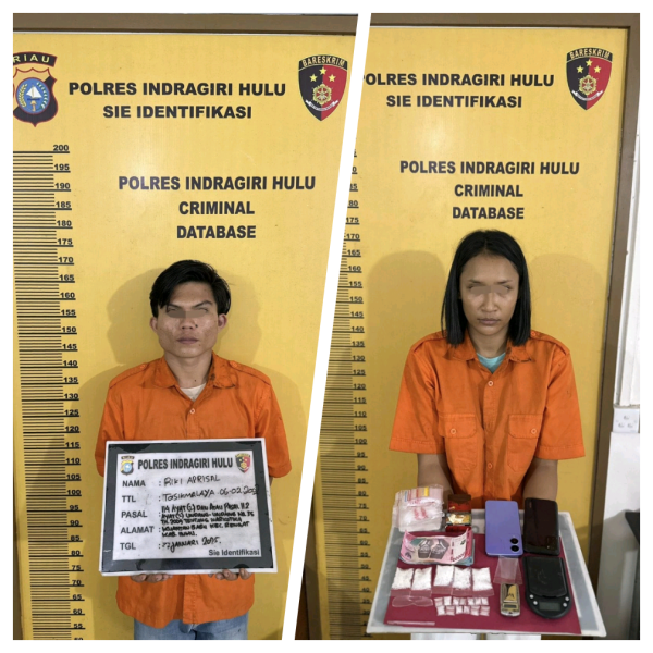 Kasat Narkoba Polres Inhu Ringkus Ratu Narkoba Asal Batang Cenaku dan Anak Buahnya